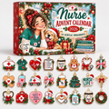 Nurse Advent Calendar  HG  Acrylic Ornament Countdown Blind Box Holiday Gift