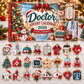 Doctor Advent Calendar  HG  Acrylic Ornament Countdown Blind Box Holiday Gift