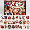 Er Nurse Advent Calendar  HG  Acrylic Ornament Countdown Blind Box Holiday Gift