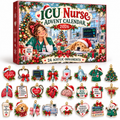 Icu Nurse Advent Calendar  HG  Acrylic Ornament Countdown Blind Box Holiday Gift