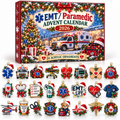 Emt Paramedic Advent Calendar  HG  Acrylic Ornament Countdown Blind Box Holiday Gift