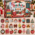 Teacher Advent Calendar  HG  Acrylic Ornament Countdown Blind Box Holiday Gift