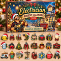 Electrician Advent Calendar  HG  Acrylic Ornament Countdown Blind Box Holiday Gift