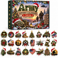 Army Advent Calendar  HG  Acrylic Ornament Countdown Blind Box Holiday Gift
