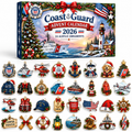 Advent Calendar  HG  Coast Guard Acrylic Ornament, Countdown Blind Box Holiday Gift