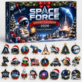 Advent Calendar  HG  Space Force Acrylic Ornament, Countdown Blind Box Holiday Gift