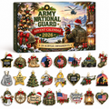 Advent Calendar  HG  Army National Guard Acrylic Ornament, Countdown Blind Box Gift