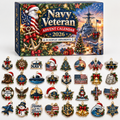 Advent Calendar  HG  Navy Veteran Acrylic Ornament, Countdown Blind Box Holiday Gift