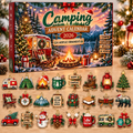 Advent Calendar  HG  Camping Acrylic Ornament, Countdown Blind Box Holiday Gift