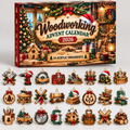 Advent Calendar  HG  Woodworking Acrylic Ornament, Countdown Blind Box Holiday Gift
