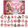 Advent Calendar  HG  Breast Cancer Acrylic Ornament, Countdown Blind Box Holiday Gift