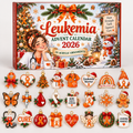 Leukemia Advent Calendar  HG  Acrylic Ornament Countdown Blind Box Holiday Gift