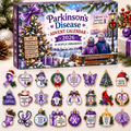 Parkinson's Disease Advent Calendar  HG  Acrylic Ornament Countdown Blind Box Holiday Gift