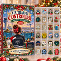 Air Traffic Controller HG AI Advent Calendar  2026, 24 Acrylic Aviation Ornaments, Christmas Countdown Blind Box Holiday Gift
