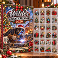 Welder HG AI Advent Calendar  2026, 24 Acrylic Welding Ornaments, Christmas Countdown Blind Box Holiday Gift