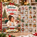 Interior er HG AI Advent Calendar  2026, 24 Acrylic Decor Ornaments, Christmas Countdown Blind Box Holiday Gift