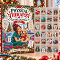 Physical Therapist HG AI Advent Calendar  2026, 24 Acrylic Rehab Ornaments, Christmas Countdown Blind Box Holiday Gift