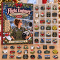 Flight Engineer HG AI Advent Calendar  2026, 24 Acrylic Aircraft Ornaments, Christmas Countdown Blind Box Holiday Gift