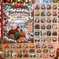 Birdwatching HG AI Advent Calendar  2026, 24 Acrylic Ornaments Christmas Countdown Holiday Gift