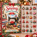 Sewing HG AI Advent Calendar  2026, 24 Acrylic Ornaments Christmas Countdown Holiday Gift