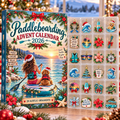 Paddleboarding HG AI Advent Calendar  2026, 24 Acrylic Ornaments Christmas Countdown Holiday Gift