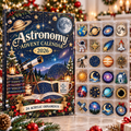Astronomy HG AI Advent Calendar  2026, 24 Acrylic Ornaments Christmas Countdown Holiday Gift