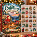 Camping HG AI Advent Calendar  2026, 24 Acrylic Tent Ornaments, Christmas Countdown Blind Box Holiday Gift for Campers