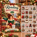 Reading HG AI Advent Calendar  2026, 24 Acrylic Ornaments, Christmas Countdown Blind Box Holiday Gift for Readers