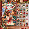 Book Lover HG AI Advent Calendar  2026, 24 Acrylic Ornaments, Christmas Countdown Blind Box Holiday Gift for Readers