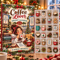 Coffee Lover HG AI Advent Calendar  2026, 24 Acrylic Ornaments, Christmas Countdown Blind Box Holiday Gift for Baristas