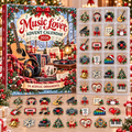 Music Lover HG AI Advent Calendar  2026, 24 Acrylic Ornaments, Christmas Countdown Blind Box Holiday Gift for Musicians