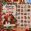 Horse Lover HG AI Advent Calendar  2026, 24 Acrylic Ornaments, Christmas Countdown Blind Box Gift for Riders