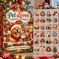 Pet Lover HG AI Advent Calendar  2026, 24 Acrylic Ornaments, Christmas Countdown Blind Box Gift for Animal Fans