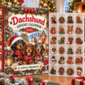 Dachshund HG AI Advent Calendar  2026, 24 Acrylic Ornaments, Christmas Countdown Blind Box Gift for Dog Moms
