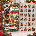 Belgian Malinois HG AI Advent Calendar  2026, 24 Acrylic Ornaments, Christmas Countdown Blind Box Gift for Dog Handlers