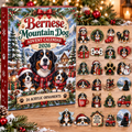 Bernese Mountain Dog HG AI Advent Calendar  2026, 24 Acrylic Ornaments, Christmas Countdown Blind Box Gift for Pet Lovers