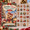 Yorkshire Terrier HG AI Advent Calendar  2026, 24 Acrylic Ornaments, Christmas Countdown Blind Box Gift for Dog Lovers