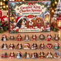 Cavalier King Charles Spaniel HG AI Advent Calendar  2026, 24 Acrylic Ornaments, Christmas Countdown Blind Box Dog Lover Gift