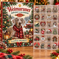 Weimaraner HG AI Advent Calendar , 24 Acrylic Ornaments, 2026 Christmas Countdown Holiday Gift