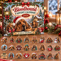 Bloodhound HG AI Advent Calendar , 24 Acrylic Ornaments, 2026 Christmas Countdown Holiday Gift