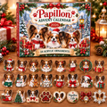Papillon HG AI Advent Calendar , 24 Acrylic Ornaments, 2026 Christmas Countdown Holiday Gift