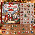 Greyhound HG AI Advent Calendar , 24 Acrylic Ornaments, 2026 Christmas Countdown Holiday Gift