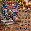 Police K9 Unit HG AI Advent Calendar  2026, 24 Acrylic Ornaments, Christmas Countdown Blind Box Holiday Gift for Officers