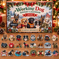 Working Dog HG AI Advent Calendar  2026, 24 Acrylic Ornaments, Christmas Countdown Blind Box Holiday Gift for Handlers
