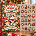 Calico Cat HG AI Advent Calendar  2026, 24 Acrylic Ornaments, Christmas Countdown Blind Box Holiday Gift for Pet Moms