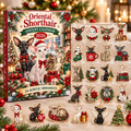 Oriental Shorthair HG AI Advent Calendar  2026, 24 Acrylic Ornaments, Christmas Countdown Blind Box Holiday Gift for Cat Moms