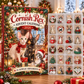 Cornish Rex HG AI Advent Calendar  2026, 24 Acrylic Ornaments, Christmas Countdown Blind Box Holiday Gift for Cat Moms