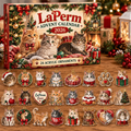 LaPerm HG AI Advent Calendar  2026, 24 Acrylic Ornaments, Christmas Countdown Blind Box Gift for Cat Lovers