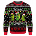 Funny Christmas Pickle Ugly Sweater Ln, Festive Holiday Gift