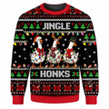 Christmas Goose Ugly Sweater Ln, Funny Holiday Gift